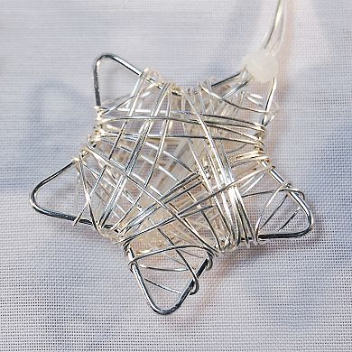 LumaBase Solar Wire Star String Light 2-piece Set