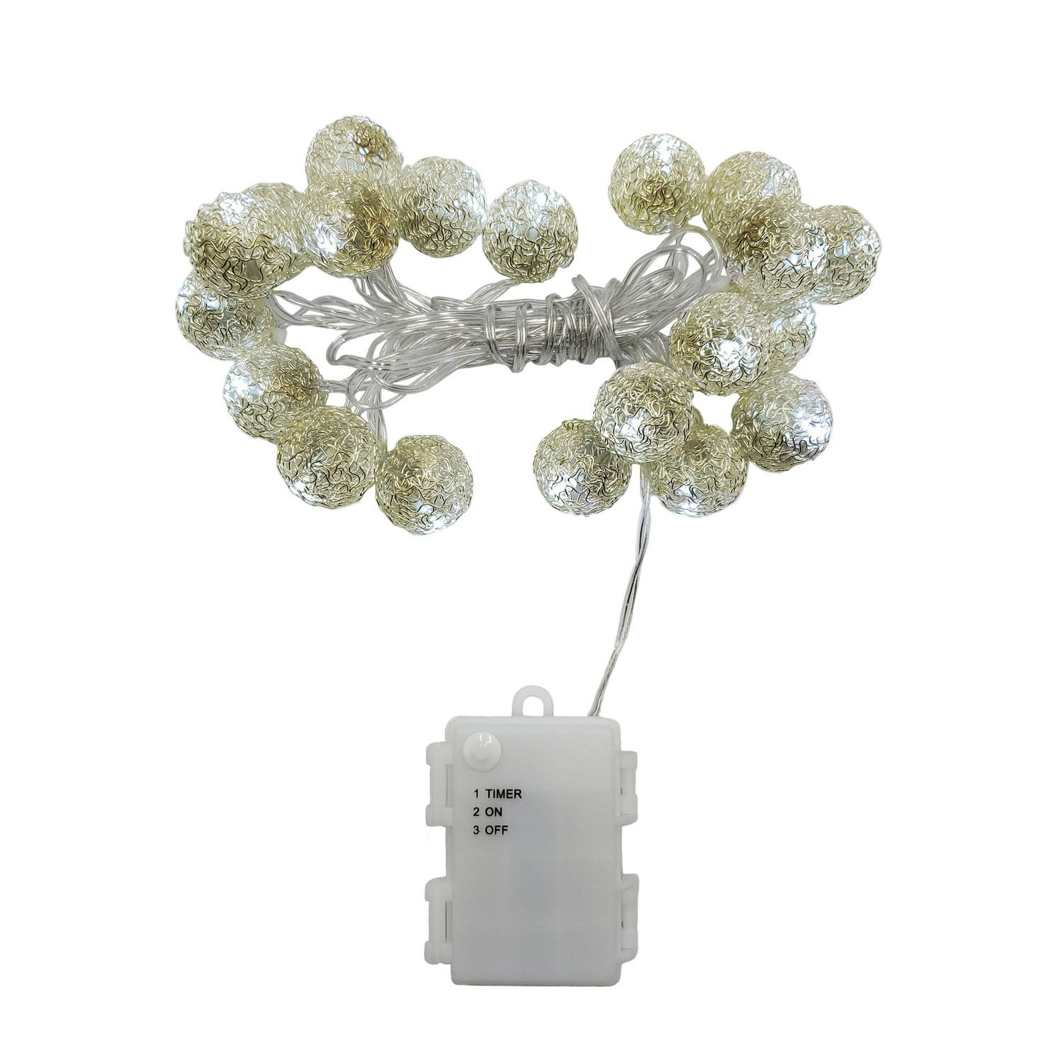 LumaBase White Lantern String Lights