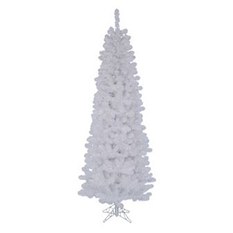 Vickerman 7.5-ft. White Salem Pencil Pine Artificial Christmas Tree