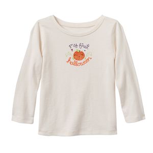Baby Girl Jumping Beans® Glittery Halloween Tee