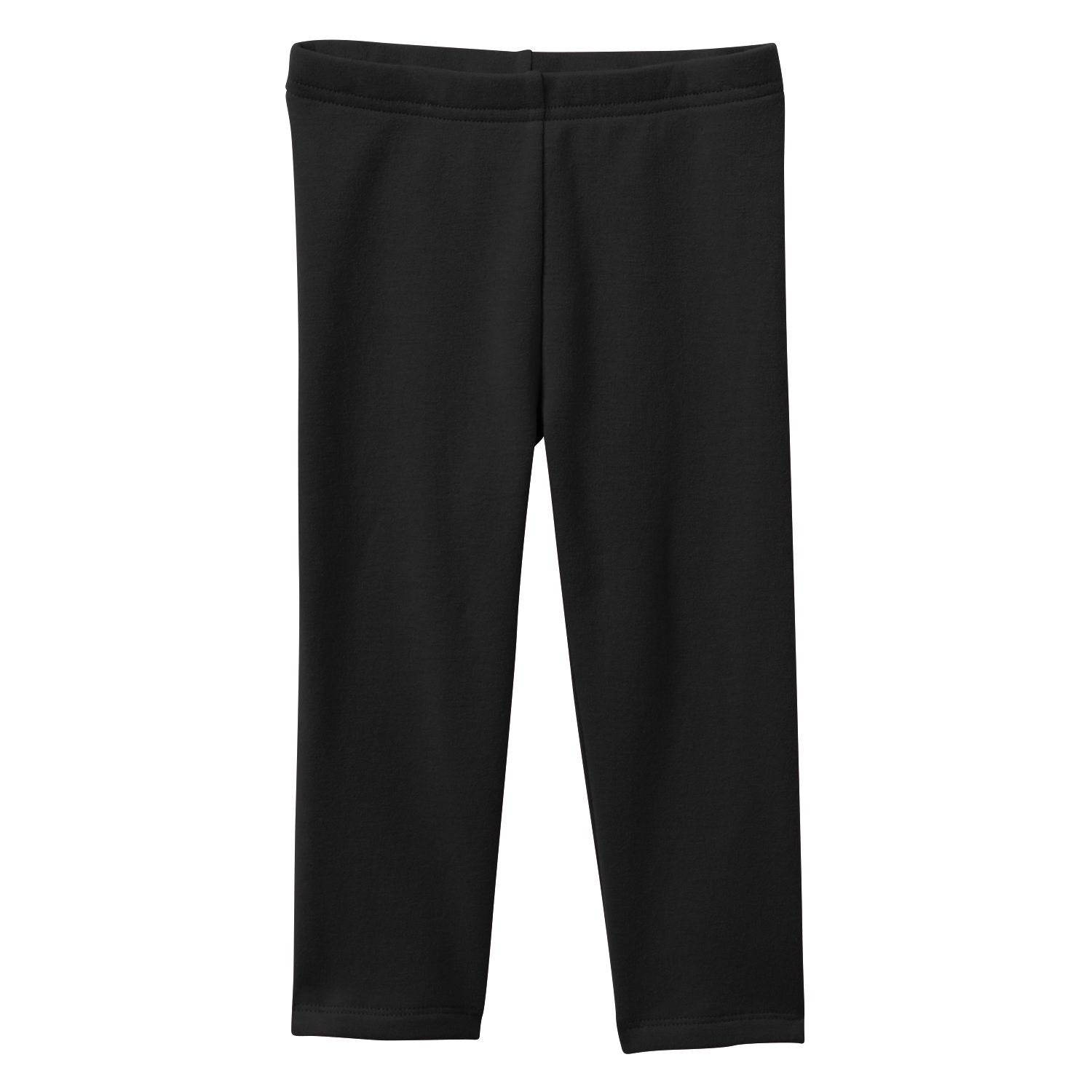 girls black fleece lined leggings