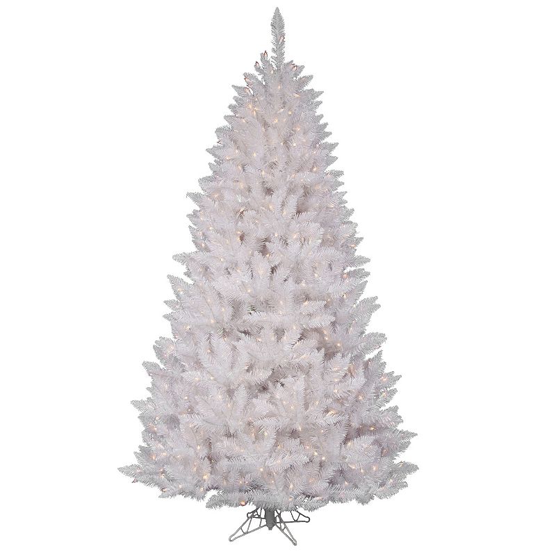 Vickerman 7.5-ft. Pre-Lit Sparkle White Spruce Artificial Christmas Tree