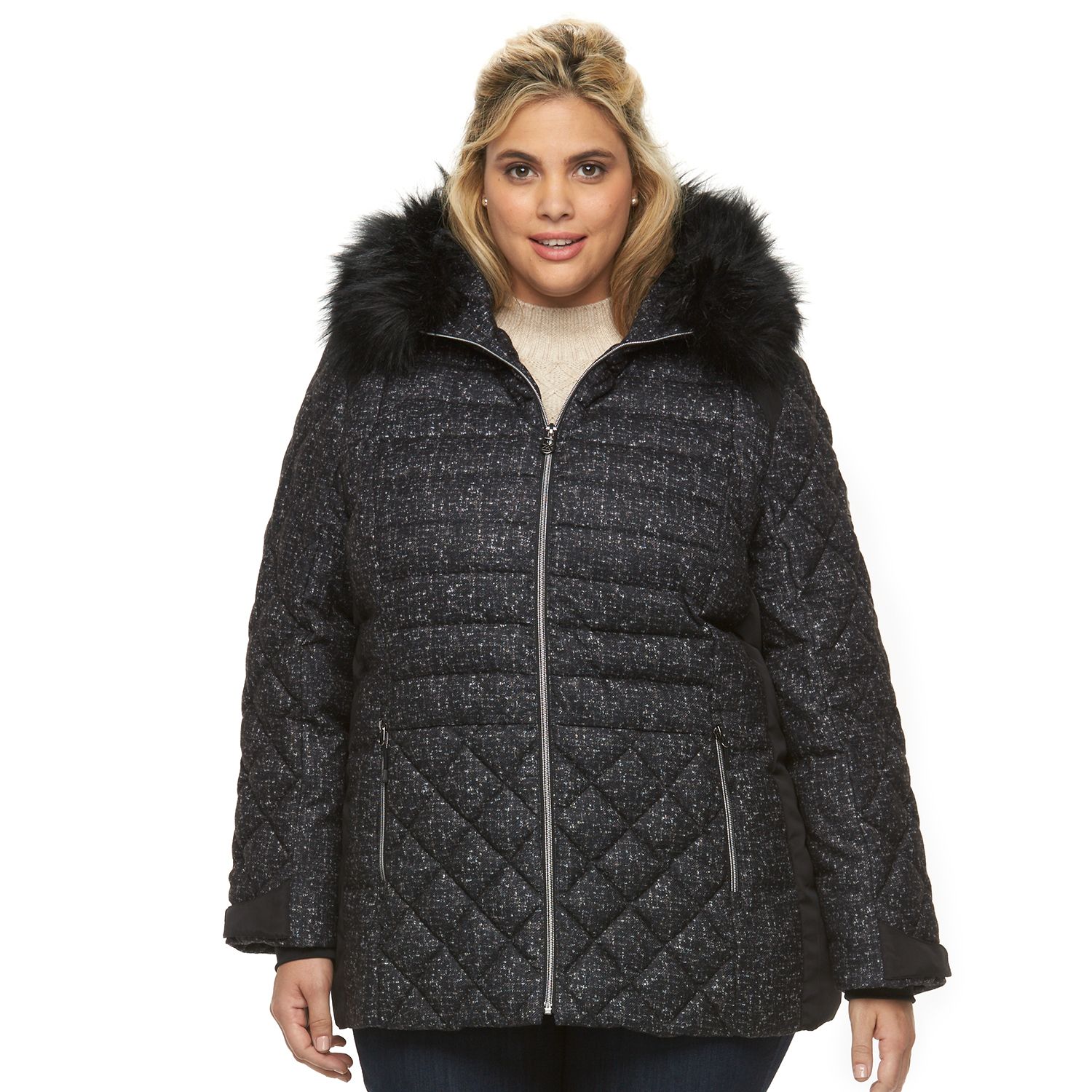 nike polyfill blocked insulated puffer jacket