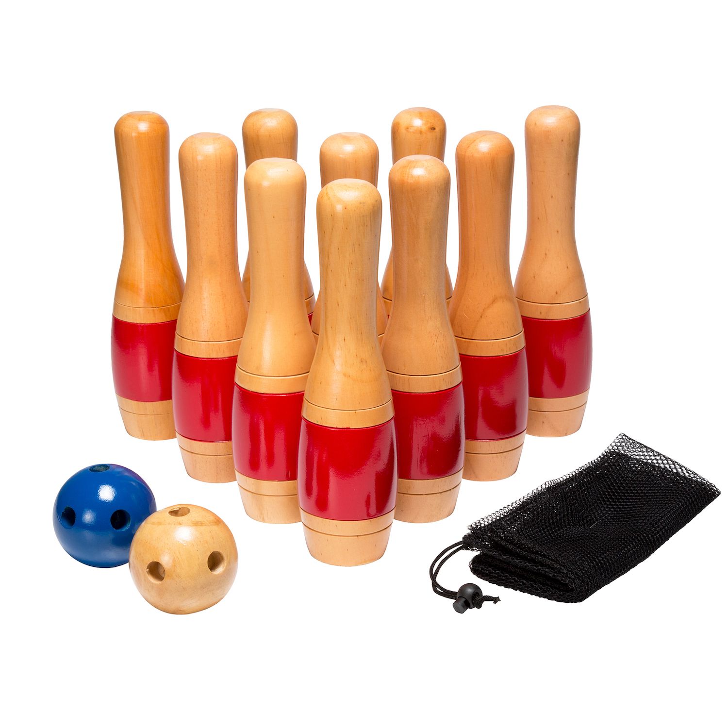 Image for Hey! Play! 11-in. Wooden Lawn Bowling Set at Kohl's.