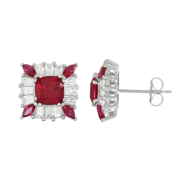 Kohls ruby store earrings