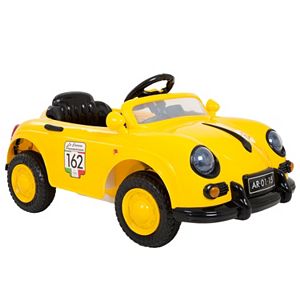 Lil' Rider Yellow 58 Speedy Sportster Classic Car Ride-On with Remote