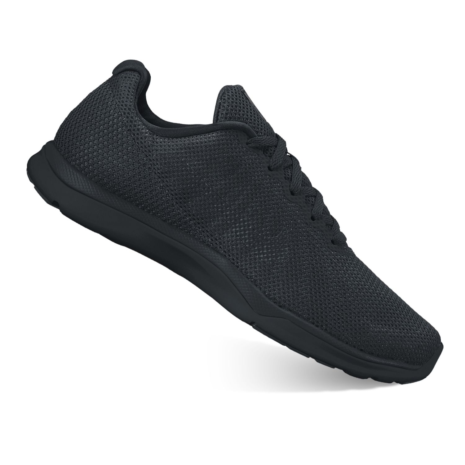 womens black nike training shoes