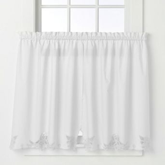 Battenburg Floral Tier Curtains