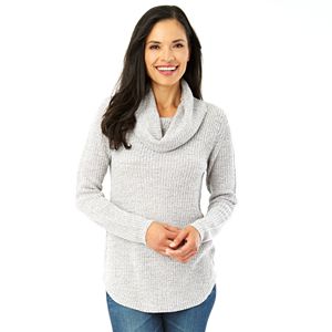 Women's AB Studio Solid Cowlneck Sweater