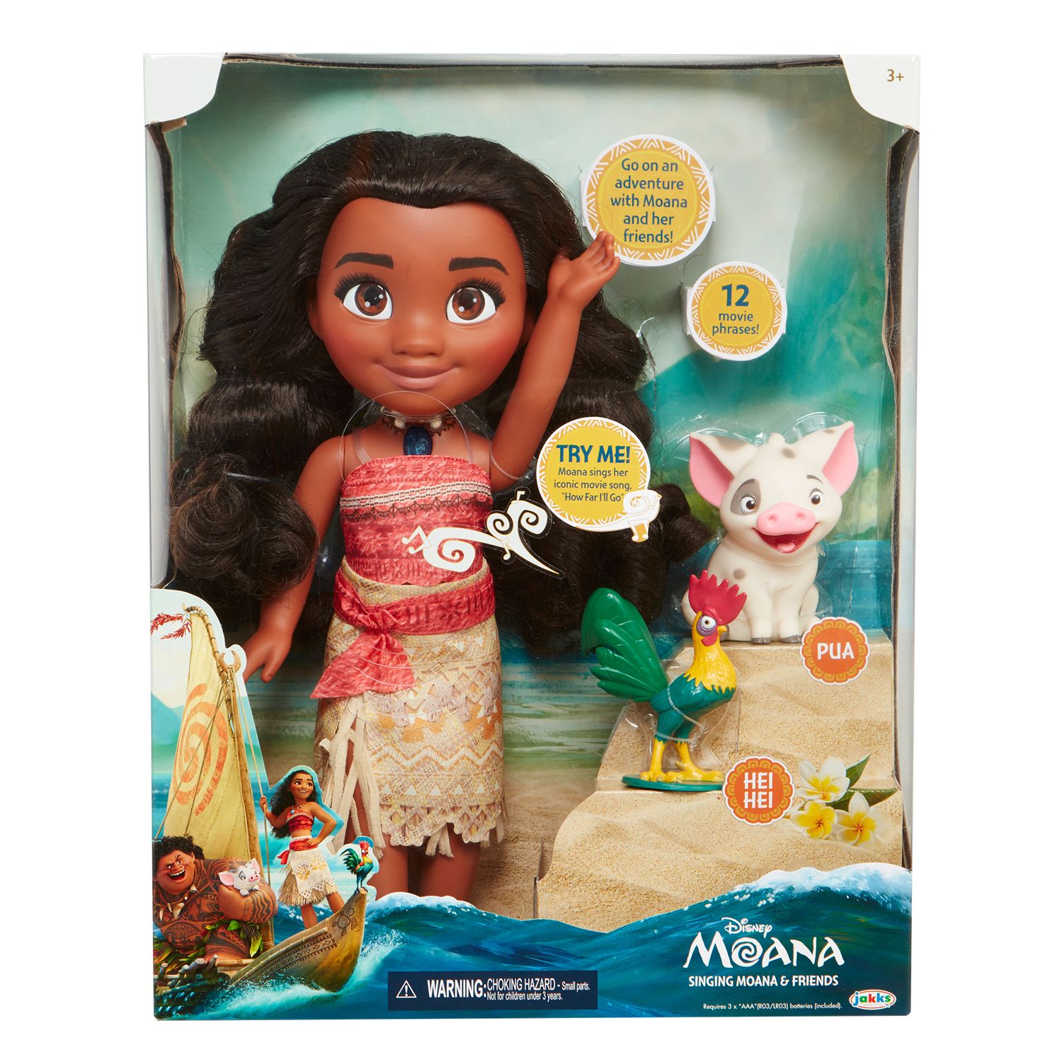 disney sing along moana doll