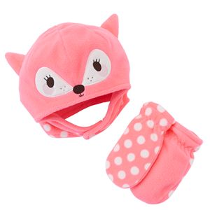 Baby Jumping Beans® Fleece Hat & Mittens Set