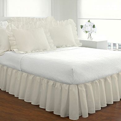 Ruffled Poplin Bed Skirt