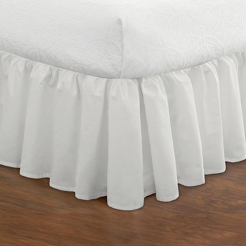 Ruffled Poplin Bed Skirt