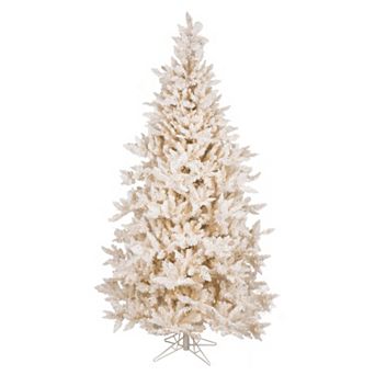 Vickerman 7.5-ft. Pre-Lit Flocked Vintage Fir Artificial Christmas Tree