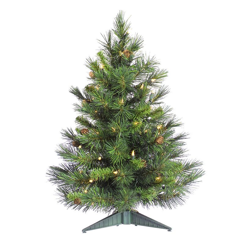 Vickerman 3-ft. Pre-Lit Cheyenne Pine Artificial Christmas Tree, Green