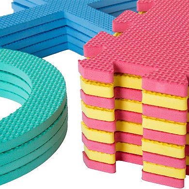 Hey! Play! Giant Interlocking Foam Square Tic-Tac-Toe Game