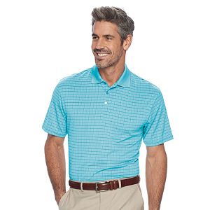 Men's Haggar Classic-Fit Windowpane Performance Polo