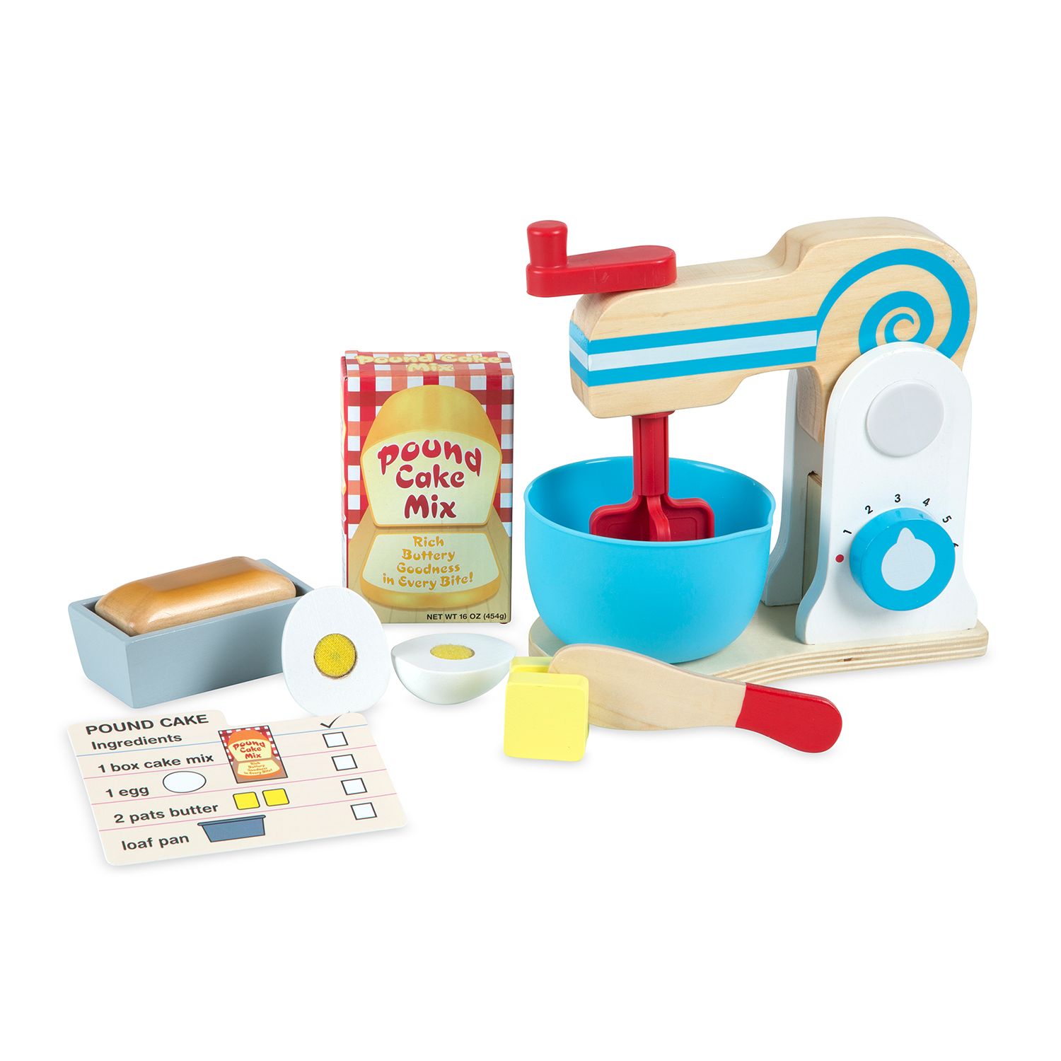 melissa and doug wooden pan set