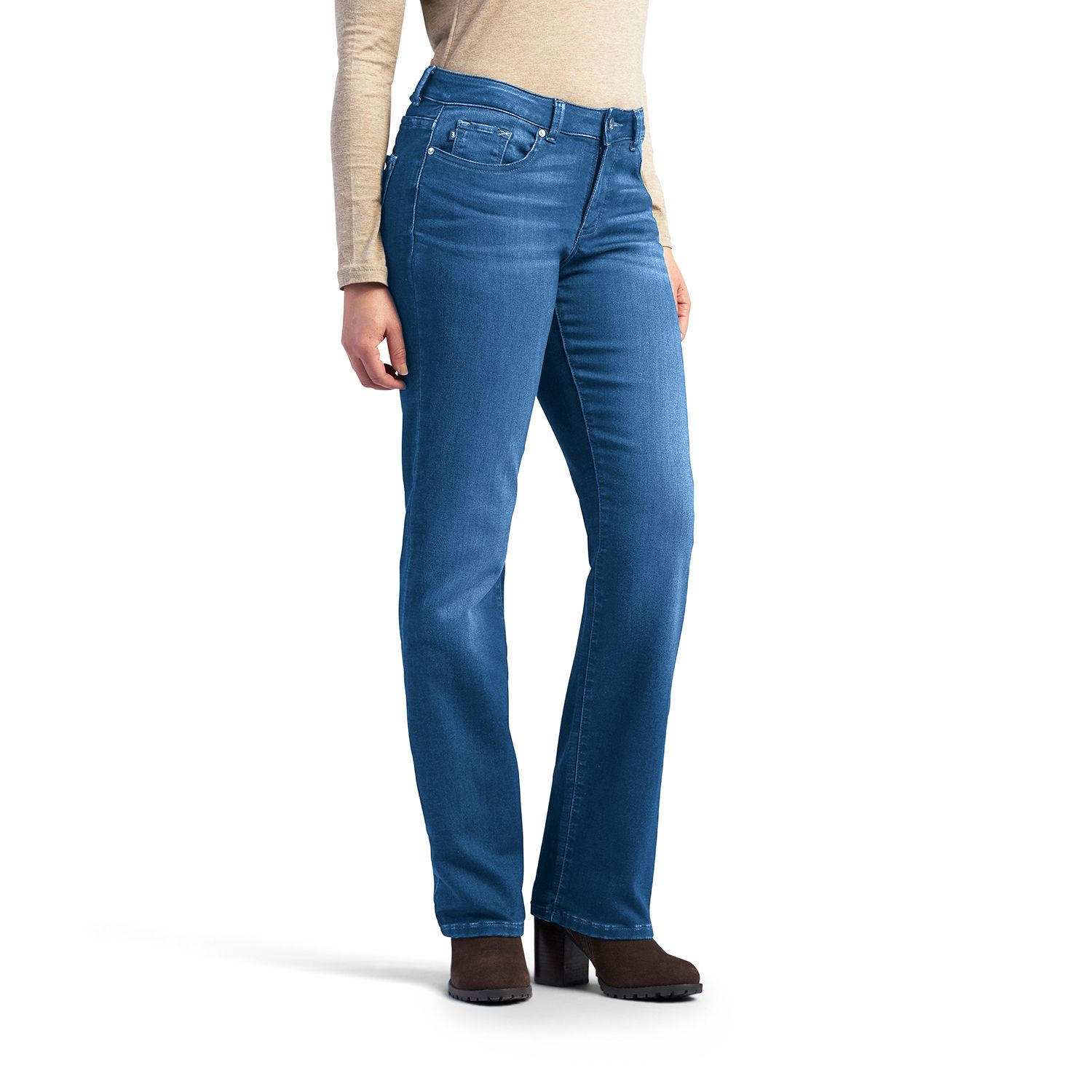 women's lee curvy fit bootcut jeans