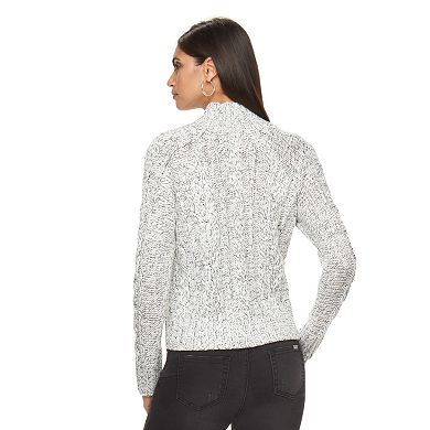 Women's Jennifer Lopez Embellished Mockneck Sweater