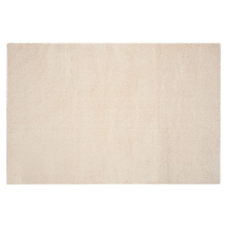 Safavieh Monica Solid Shag Rug, White, 9X12 Ft