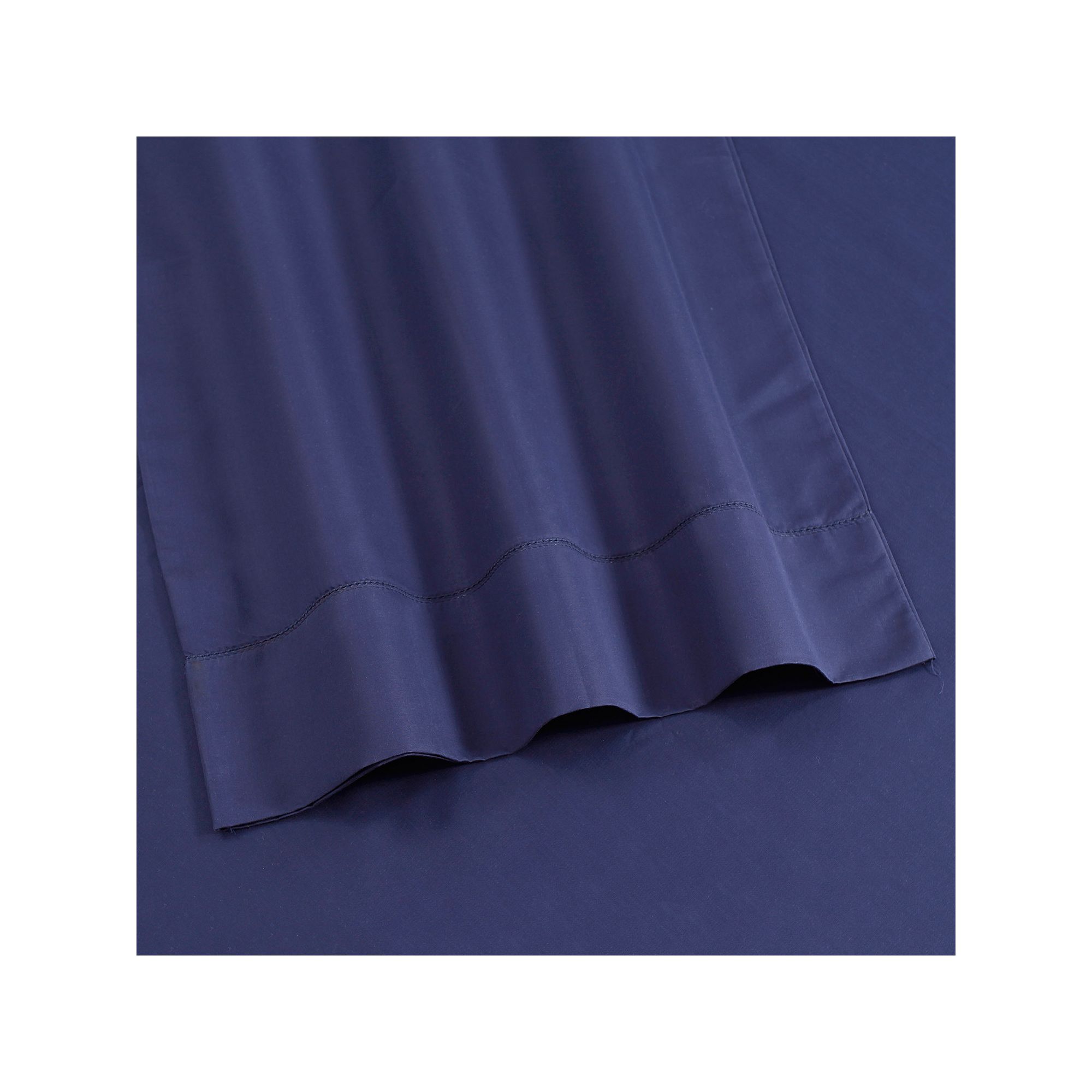 Tribeca Sateen 750 Thread Count Cotton Extra Deep Pocket Sheet Set, Blue