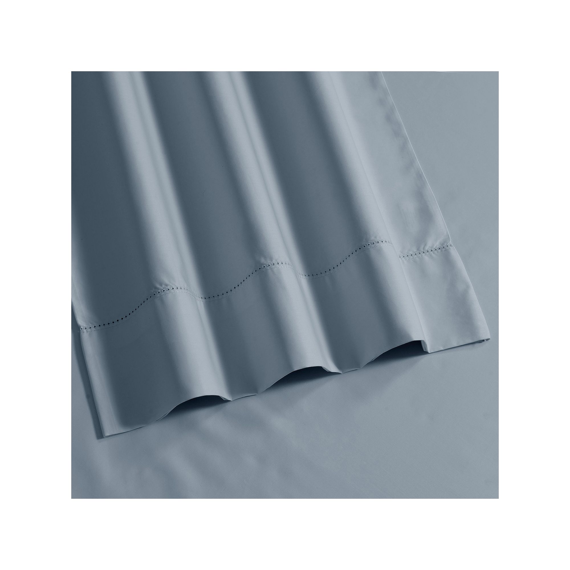 Tribeca Sateen 750 Thread Count Cotton Extra Deep Pocket Sheet Set, Smokey 