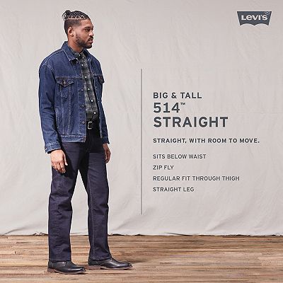 Levis 514 big and tall on sale