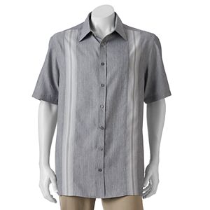 Big & Tall Haggar® Easy-Care Microfiber Button-Down Shirt