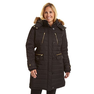 Kors Puffer Belted Jacket Michael Kors Womens Plus Size Jackets