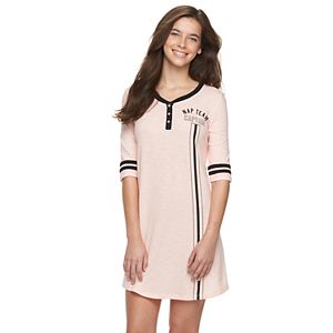 Juniors' SO® Pajamas: Football Sleep Shirt