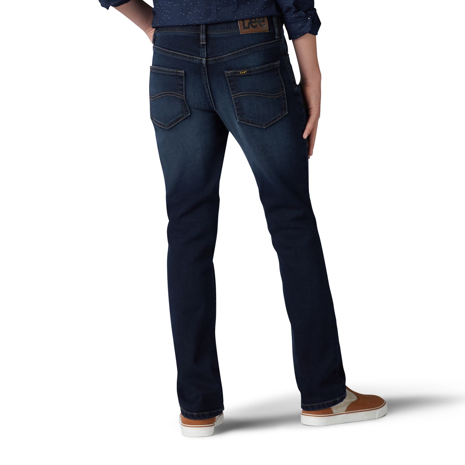 Lee Boys Performance Series Extreme Comfort Slim Fit Jean Original Khaki 10 Slim