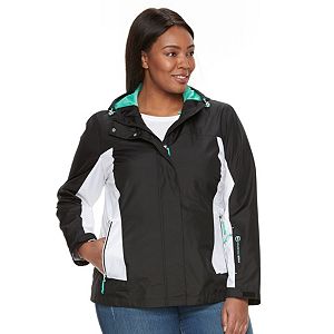 Plus Size Free Country Hooded Mesh Ripstop Jacket