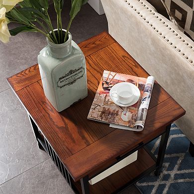 Leick Furniture Industrial End Table