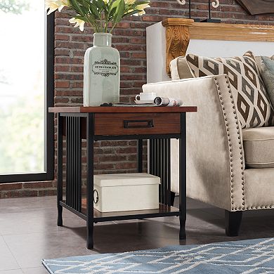 Leick Furniture Industrial End Table