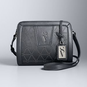 Simply Vera Vera Wang Midnight Studded Crossbody Bag!