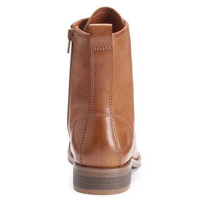 Kohls womens lace up boots clearance