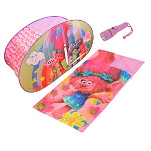 Dreamworks Trolls 3-pc. Sleeping Bag, Tent & Flashlight Dream Set