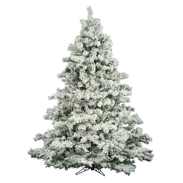 Vickerman 6.5ft. Flocked Alaskan Pine Artificial Christmas Tree