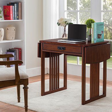 Leick Furniture Mission Drop Leaf Desk