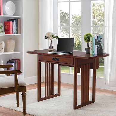 Leick Furniture Mission Drop Leaf Desk