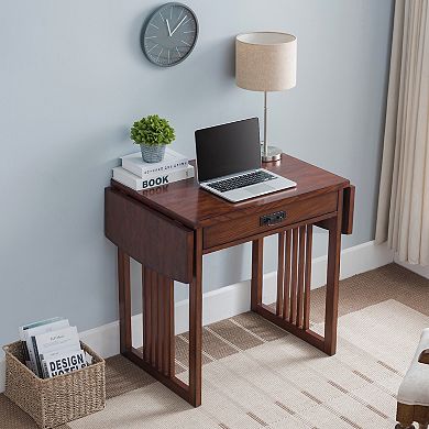 Leick Furniture Mission Drop Leaf Desk