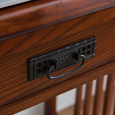 Leick Furniture Mission Drop Leaf Desk