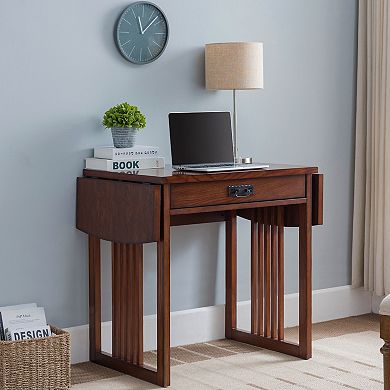 Leick Furniture Mission Drop Leaf Desk