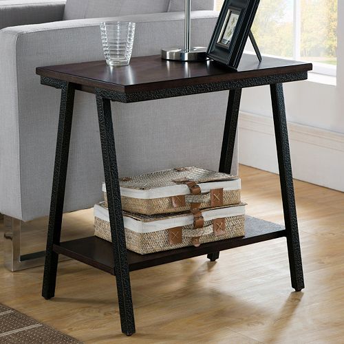 Leick Furniture Narrow Chairside End Table