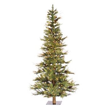Vickerman 5-ft. Clear Pre-Lit Pinecone Ashland Artificial Christmas Tree