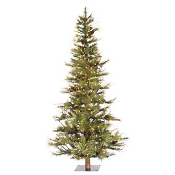 Vickerman 6-ft. Clear Pre-Lit Pinecones Ashland Artificial Christmas Tree