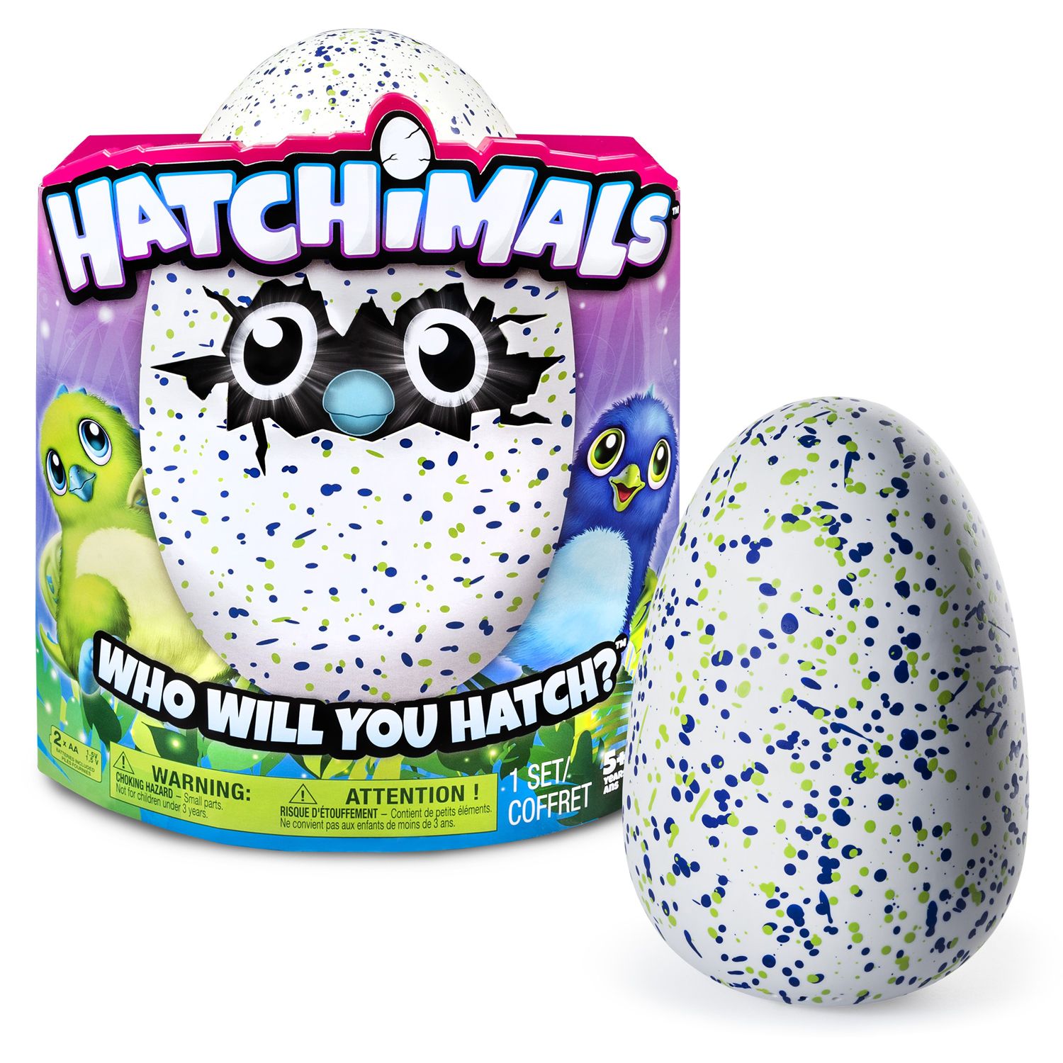 hatchimal draggle blue green