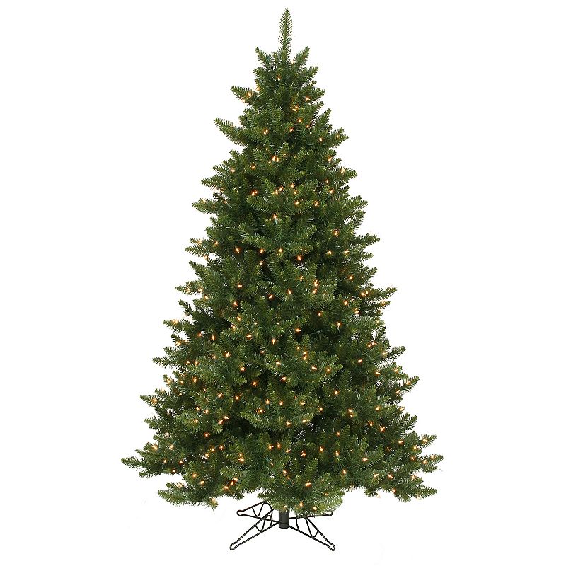 Vickerman 6.5-ft. Clear Pre-Lit Camden Fir Artificial Christmas Tree, Green