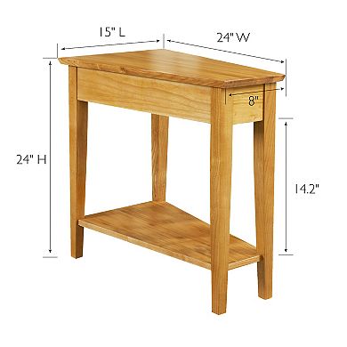 Leick Furniture Wedge End Table